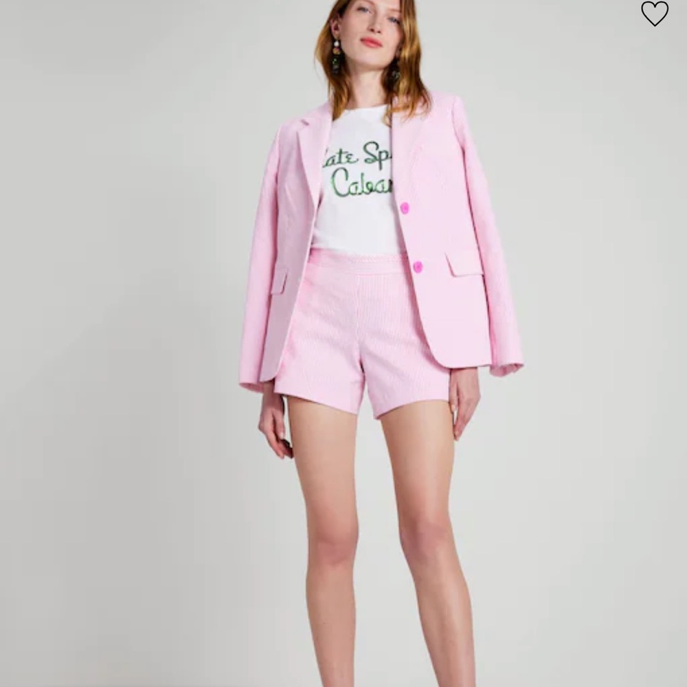 Kate spade seersucker strip shorts
